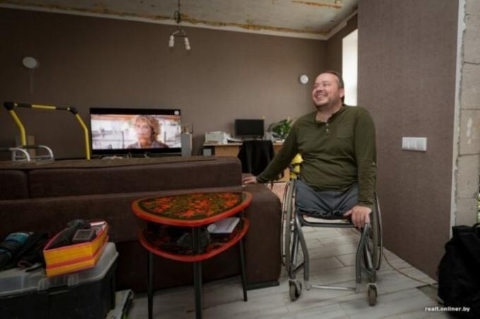 Vjatšeslav kodanik Minsk ehitab maja ja unistab hubane terrass.