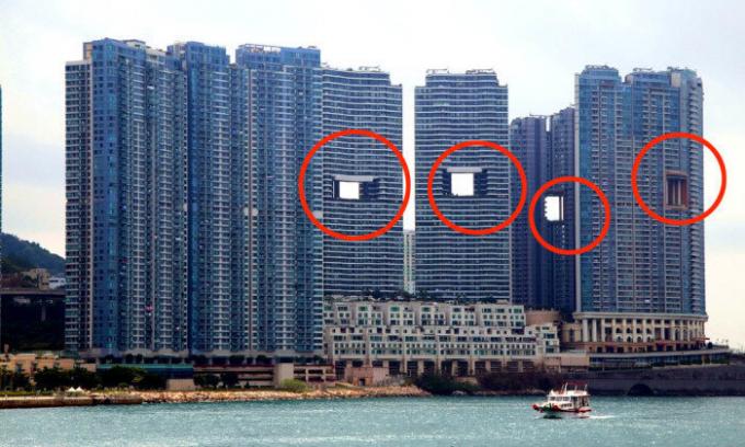 "Lekkiv" pilvelõhkujate ehitatud Hong Kong.