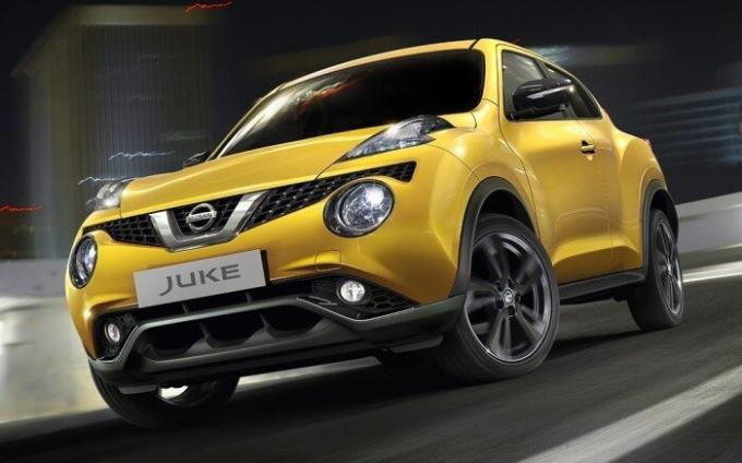 Kollane Nissan Juke 2014. | Foto: cheatsheet.com.