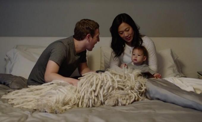 Mark Zuckerberg koos oma naise ja tütre