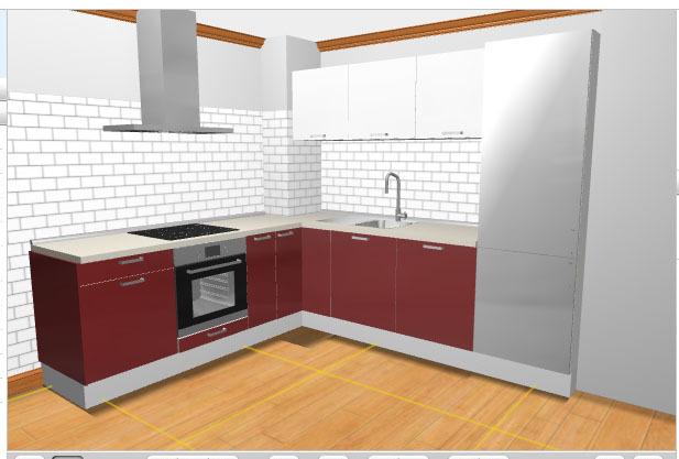 valge punane köök