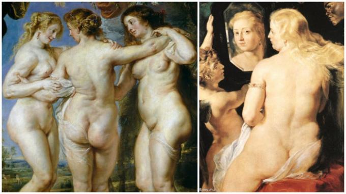 Rubens naised preestrid - standard tänapäeva.
