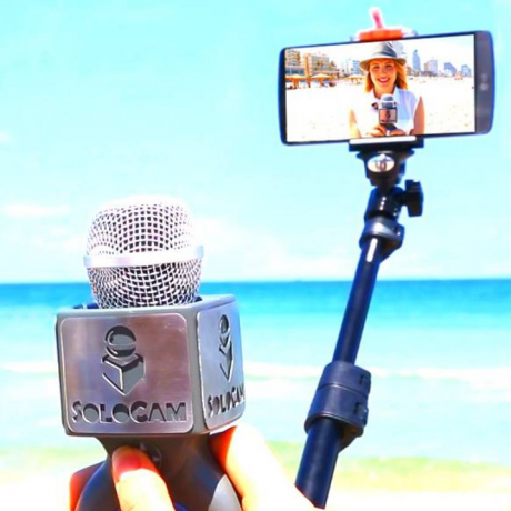 SoloCam - selfie-stick sisseehitatud mikrofoni