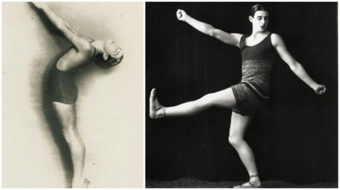 Ujumispüksid balletti Sergei Diaghilev truupi Coco Chanel (1924).