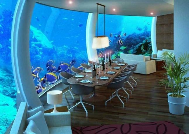 Veealune restorani Poseidon veealune Resort. | Foto: etotam.com.