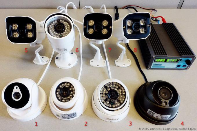 Võimsus CCTV kaamerad. Ootamatul