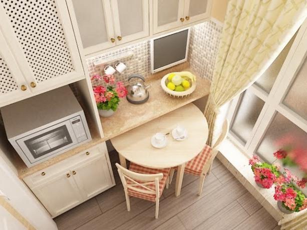 Heledad värvid on kõige õigem lahendus väikese köögi ruumi "laiendamiseks"