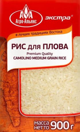 Tootja riisi ei ole eriti oluline. Peaasi, et ta oli mõeldud riisi pilaf
