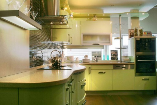 Pistaatsiaköök (57 fotot), pistaatsia varjund, roheline värv köögi sisekujunduses, isetegemise kujundus: juhised, foto- ja videoõpetused, hind