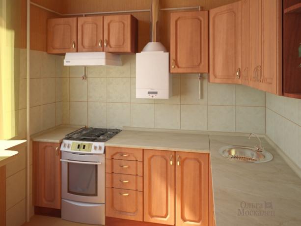 Brežnevkas asuva köögi ümberehitamine