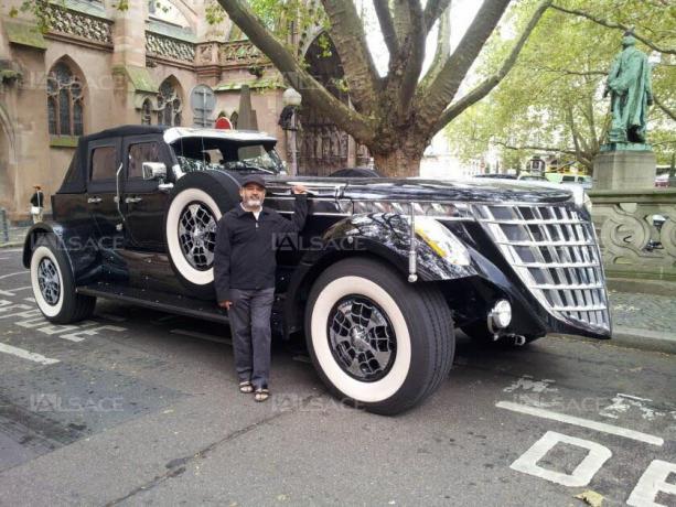 Sheikh Hamad bin Hamdan Al Nahyani, tema auto Giant Spider Strasbourgis