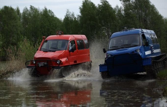 "Beaver" ja "Snow Leopard" - Vene ATV jahimeestele ja kalastajad.
