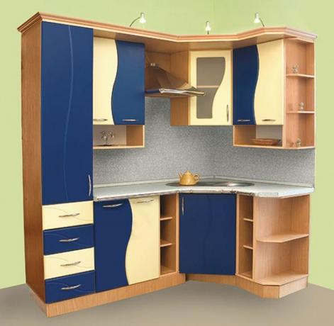 Väikese köögi mööbel 6 ruutmeetrit (36 fotot) - kaasaegsed lahendused