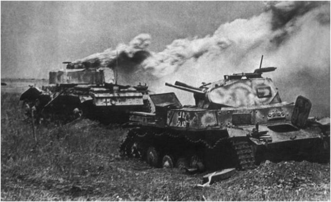 Juba esimese lahingu näitas, et Saksa tankid ei ole nii usaldusväärne. | Foto: yandex.ua. 